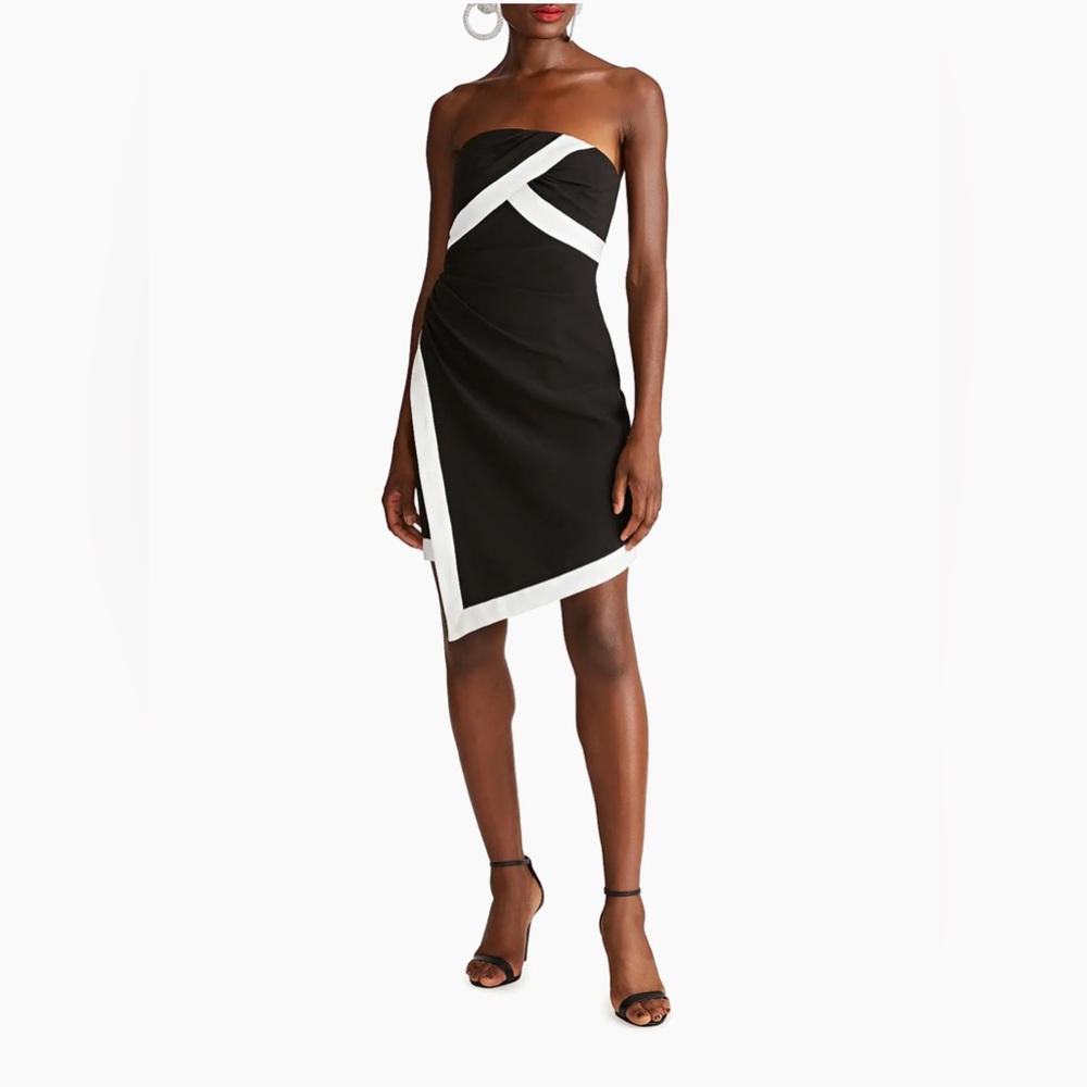 Halston Lanie Strapless Cocktail Dress NWT Size 2